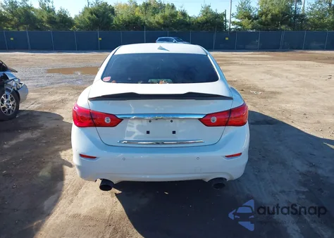 2014 Infiniti Q50 Sport z USA, uszkodzony, nr VIN JN1BV7AP3EM670420